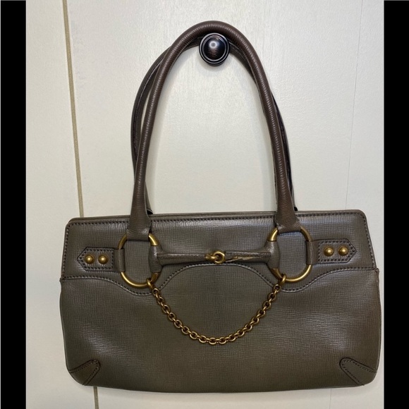 Gucci Handbags - PRICE DROP AND FREE SHIPPING Gucci Leather Horsbut Handbag